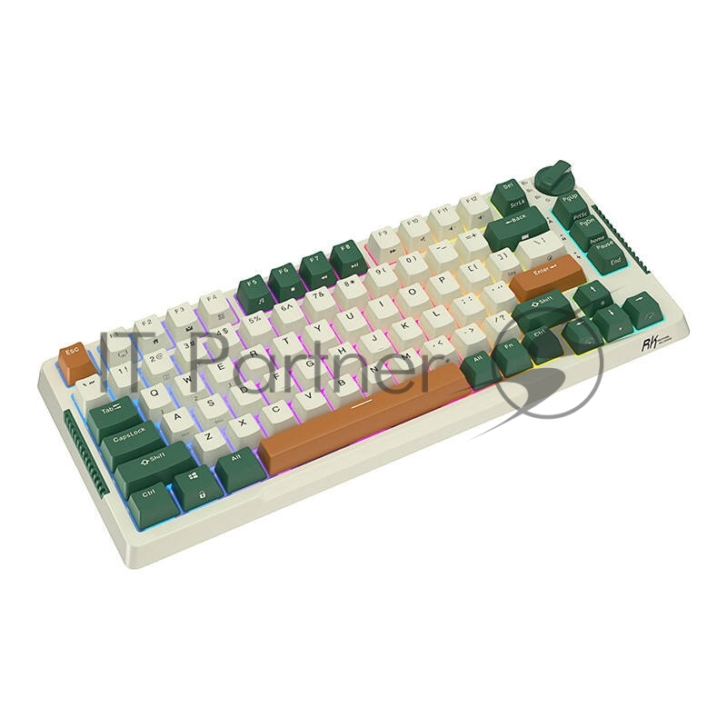 Клавиатура Royal Kludge RK-H81 Sky cyan switch/White Night