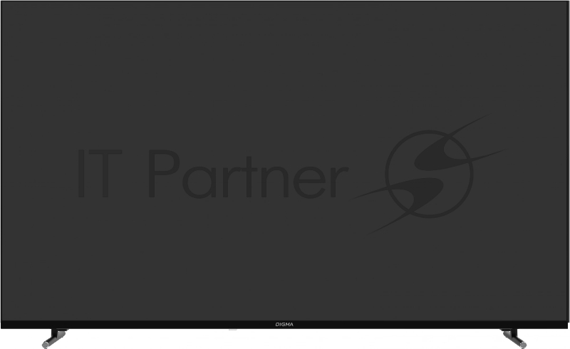 Телевизор LED Digma 55 DM-LED55UBB33 Яндекс.ТВ Frameless черный 4K Ultra HD 60Hz DVB-T DVB-T2 DVB-C DVB-S DVB-S2 USB WiFi Smart TV