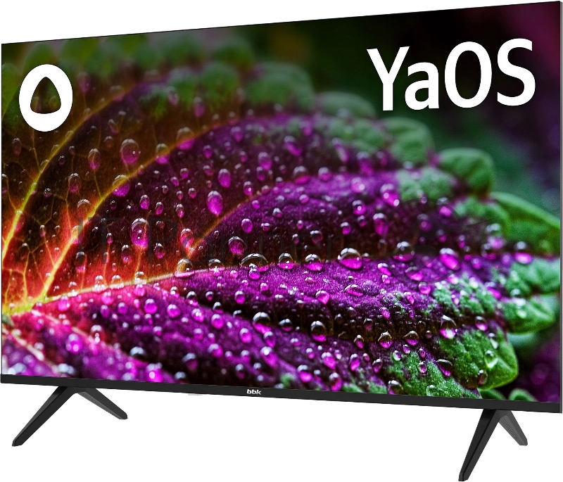 Телевизор LED BBK 43 43LEX-8249/UTS2C Яндекс.ТВ черный 4K Ultra HD 60Hz DVB-T2 DVB-C DVB-S2 USB WiFi Smart TV (RUS)