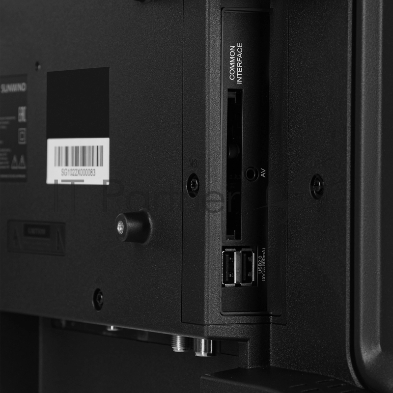 Телевизор LED SunWind 24 SUN-LED24XS310 Яндекс.ТВ черный HD 60Hz DVB-T DVB-T2 DVB-C DVB-S DVB-S2 USB WiFi Smart TV