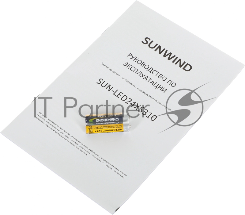 Телевизор LED SunWind 24 SUN-LED24XS310 Яндекс.ТВ черный HD 60Hz DVB-T DVB-T2 DVB-C DVB-S DVB-S2 USB WiFi Smart TV