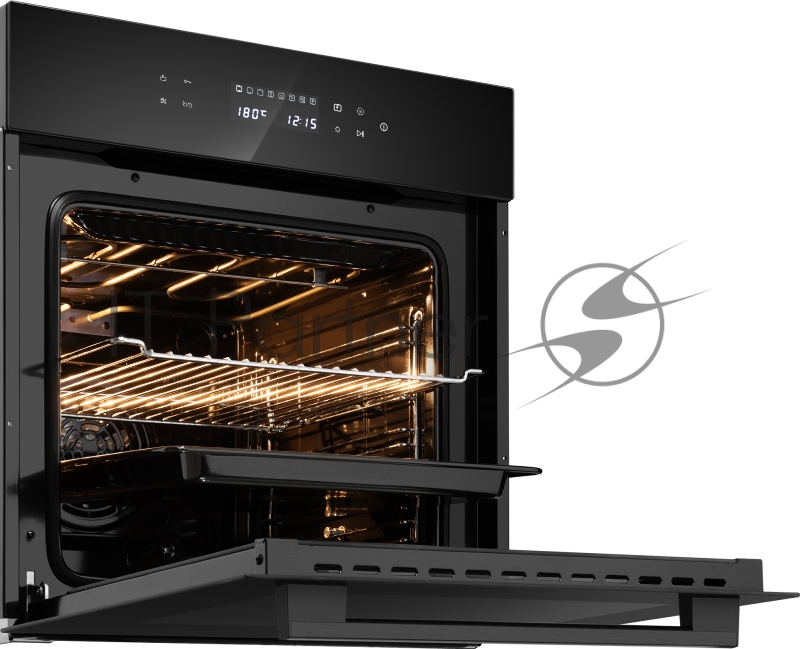 Духовой шкаф Электрический Weissgauff EOV 695 PDB черный, встраиваемый