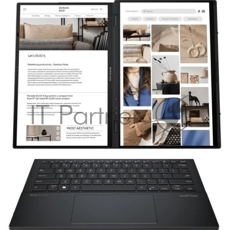 Ноутбук ASUS Zenbook Duo 14 OLED UX8406M UX8406MA-QL056W (90NB12U1-M004U0)