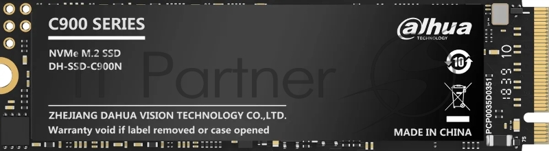 Накопитель SSD Dahua C900 1TB M.2 2280 PCIe3x4 3D NAND, 7mm, R/W up to 2000MB/s/1600MB/s, TBW 512TB 3y wty