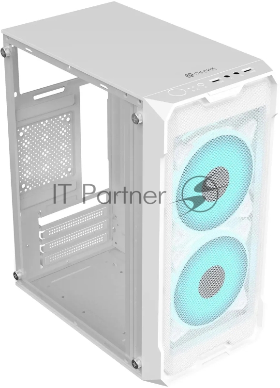 Корпус Оклик OCC-MN302F белый без БП mATX 1xUSB2.0 1xUSB3.0 audio