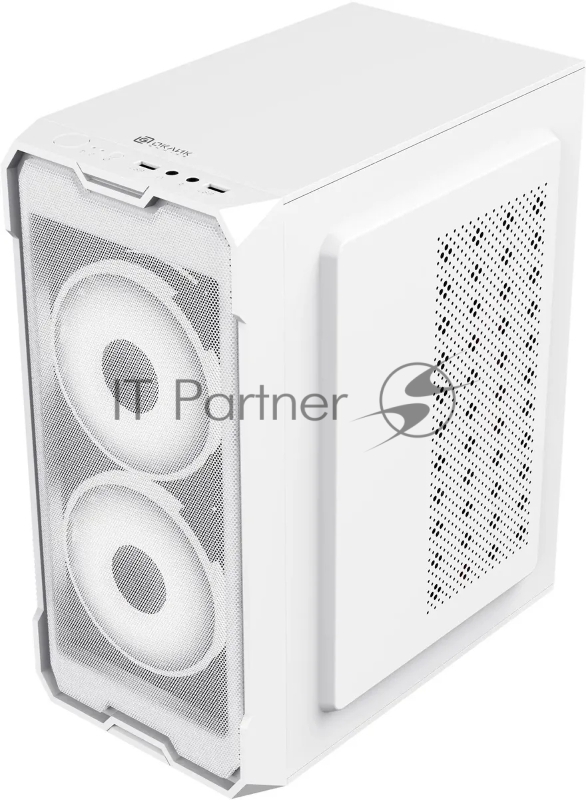 Корпус Оклик OCC-MN302F белый без БП mATX 1xUSB2.0 1xUSB3.0 audio