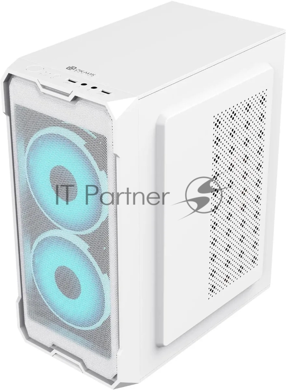 Корпус Оклик OCC-MN302F белый без БП mATX 1xUSB2.0 1xUSB3.0 audio