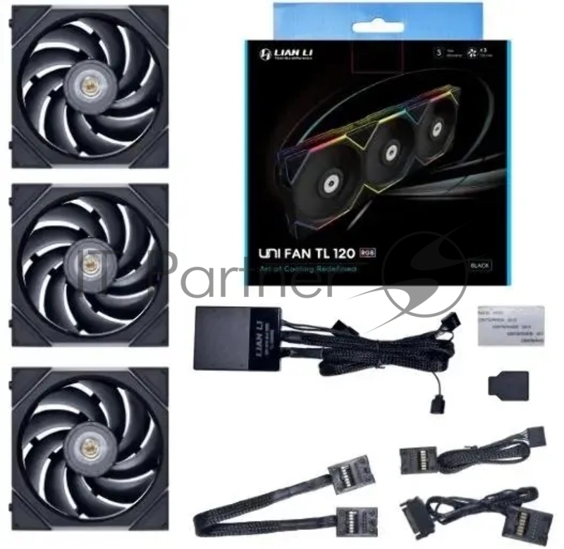 Вентилятор Lian-Li Uni Fan TL 120 Triple ARGB черный 7-pin 33dB Ret (G99.12TL3B.00)