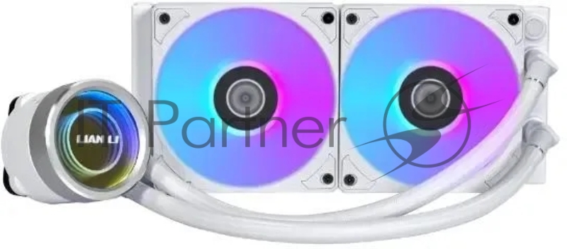 Система водяного охлаждения Lian-Li Galahad II Trinity 240 ARGB Soc-AM5/AM4/1151/1200/1700 белый30dB Al+Cu Ret (G89.GA2T24W.00)