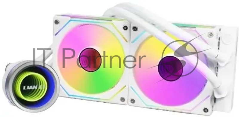 Система водяного охлаждения Lian-Li Galahad II Trinity 240 ARGB Soc-AM5/AM4/1151/1200/1700 белый30dB Al+Cu Ret (G89.GA2T24W.00)