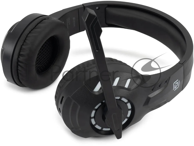 Наушники с микрофоном Оклик HS-L420G черный накладные BT оголовье (1939799)