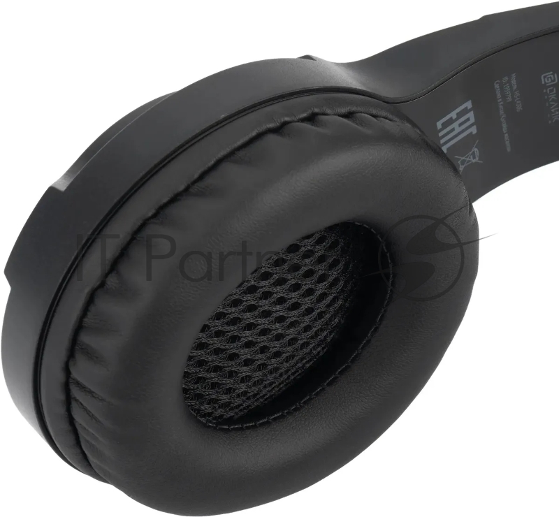 Наушники с микрофоном Оклик HS-L420G черный накладные BT оголовье (1939799)