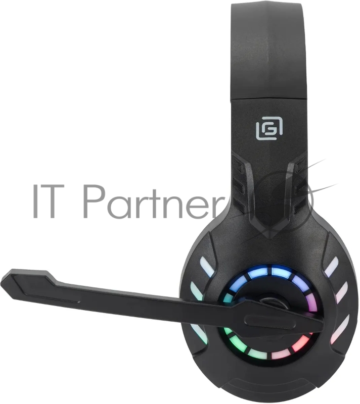 Наушники с микрофоном Оклик HS-L420G черный накладные BT оголовье (1939799)