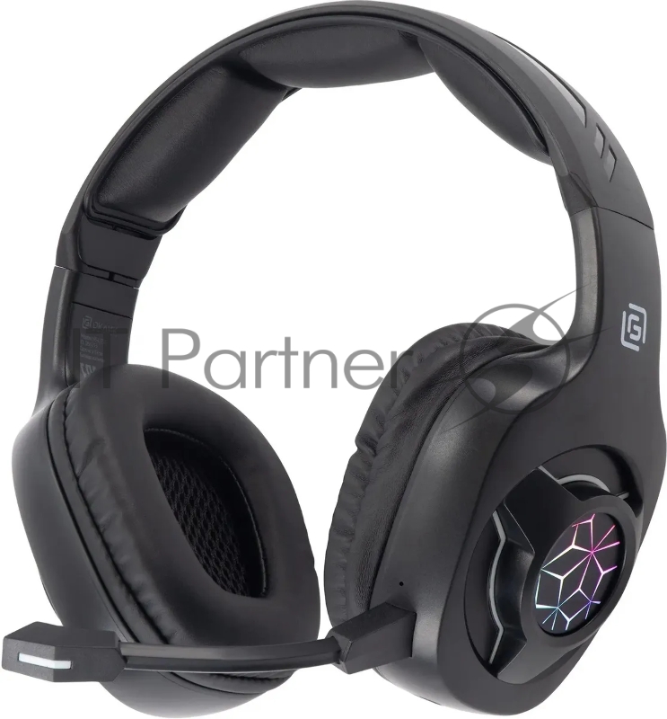 Наушники с микрофоном Оклик HS-L575G черный накладные BT оголовье (1895253)