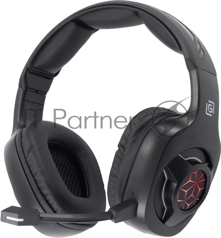 Наушники с микрофоном Оклик HS-L575G черный накладные BT оголовье (1895253)