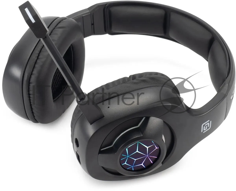 Наушники с микрофоном Оклик HS-L575G черный накладные BT оголовье (1895253)