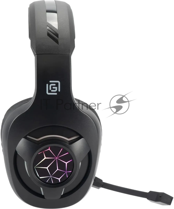 Наушники с микрофоном Оклик HS-L575G черный накладные BT оголовье (1895253)