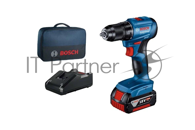 Дрель-шуруповерт Bosch GSR 185-LI кейс, 1 АКБ (06019K3005)