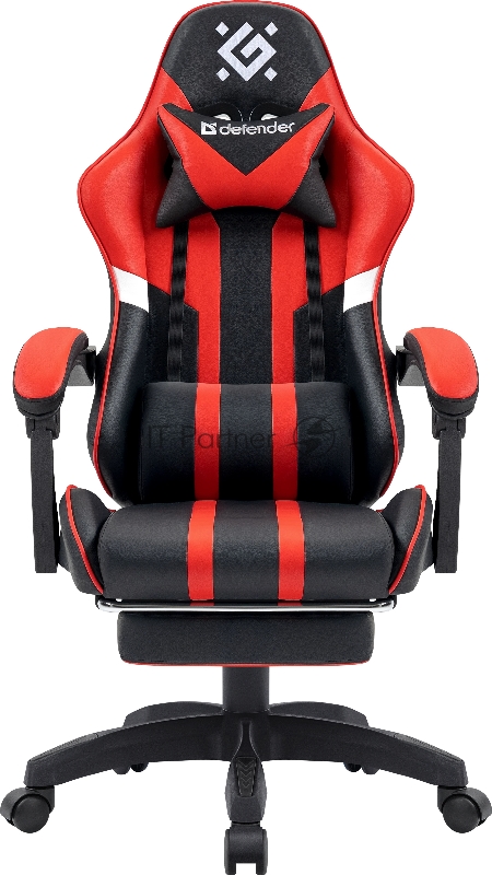 Игровое кресло Colran Чер/Красн,класс 4,PU,подножка