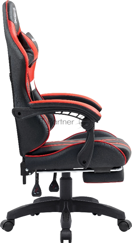 Игровое кресло Colran Чер/Красн,класс 4,PU,подножка