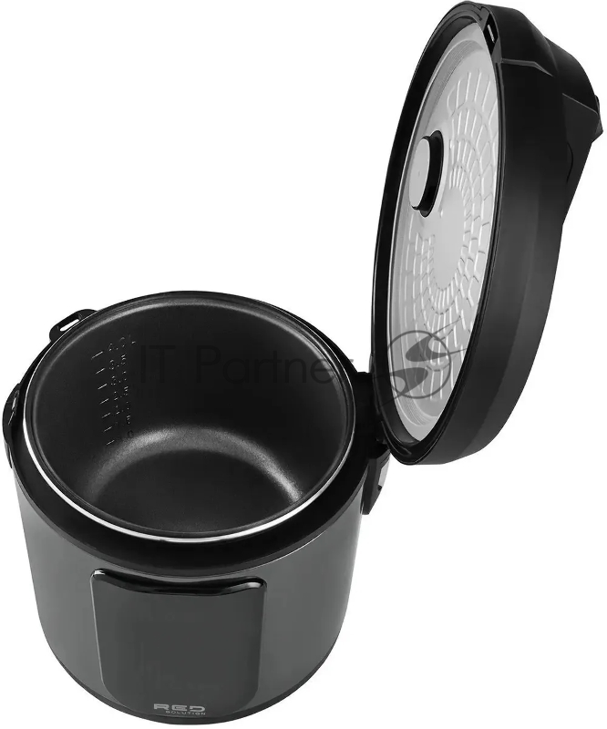 Мультиварка Red Solution M4100 5л 860Вт черный/стальной