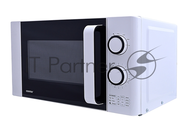 Микроволновая печь Centek CT-1585 (белая) 700W, 20л, 6 режимов, диаметр тарелки 245 мм , таймер, подсветка