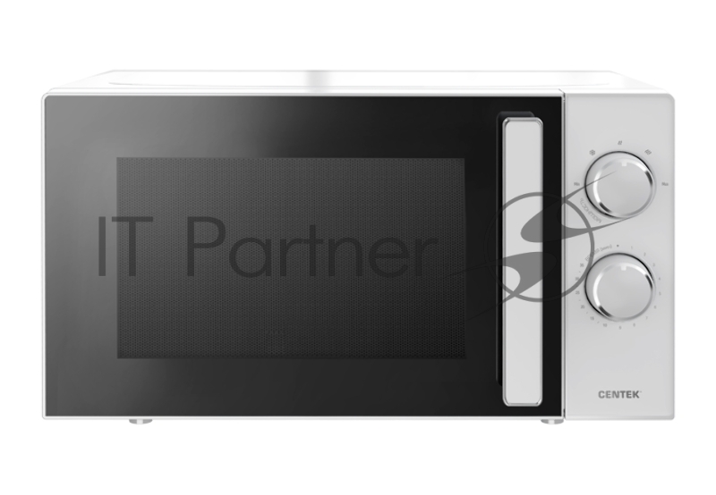 Микроволновая печь Centek CT-1560 (White) 700W, 20л, 5 режимов, таймер, подсветка, открыван дверцы ручкой