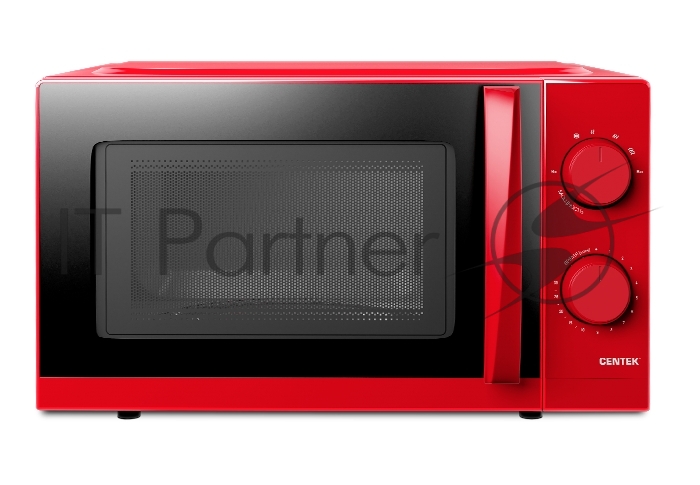 Микроволновая печь Centek CT-1571 (Красный) 700W <20л> открывание дверцы ручкой
