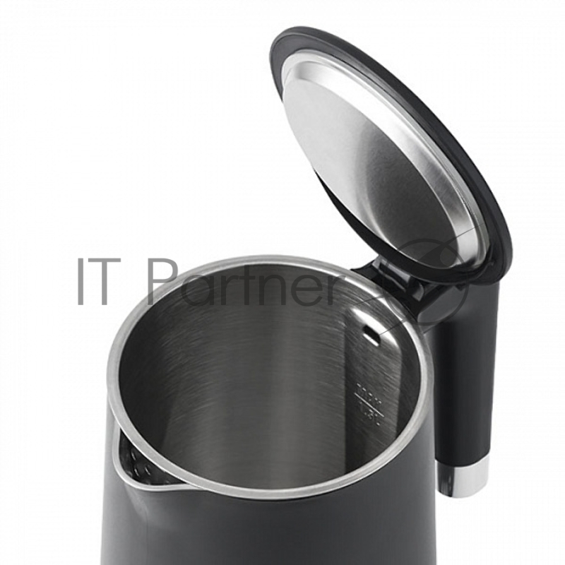 Чайник BQ KT1720P Black. Мощность:2200Вт/ Объем:1,5л/ Двухслойный корпус/ Внутренняя колба из нержавеющей стали препятствует соприкосновению пластика с кипящей водой / Внешняя поверхность выполнено из высококачественного пластика - корпус не нагревае