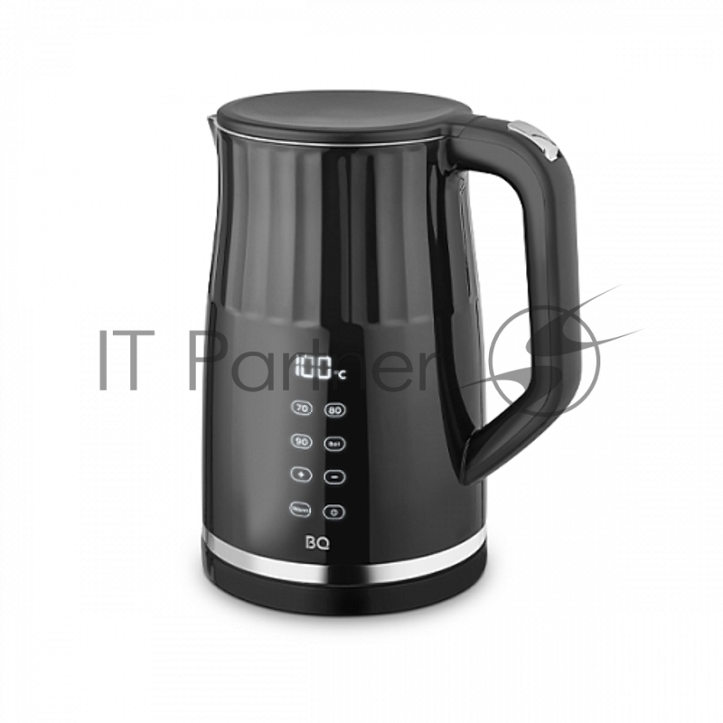 Чайник BQ KT1801SW Black. Мощность, Вт: 2200 Вт, Максимальный объем, л: 1.7 л, Материал корпуса: Нержавеющая сталь+Пластик, Контроллер: LJ, Нагревательная система: Нержавеющая сталь, Фильтр против накипи : не съемный, Индикатор включения,Функция под