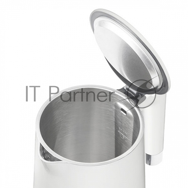 Чайник BQ KT1720P White. Мощность:2200Вт/ Объем:1,5л/ Двухслойный корпус/ Внутренняя колба из нержавеющей стали препятствует соприкосновению пластика с кипящей водой / Внешняя поверхность выполнено из высококачественного пластика - корпус не нагревае