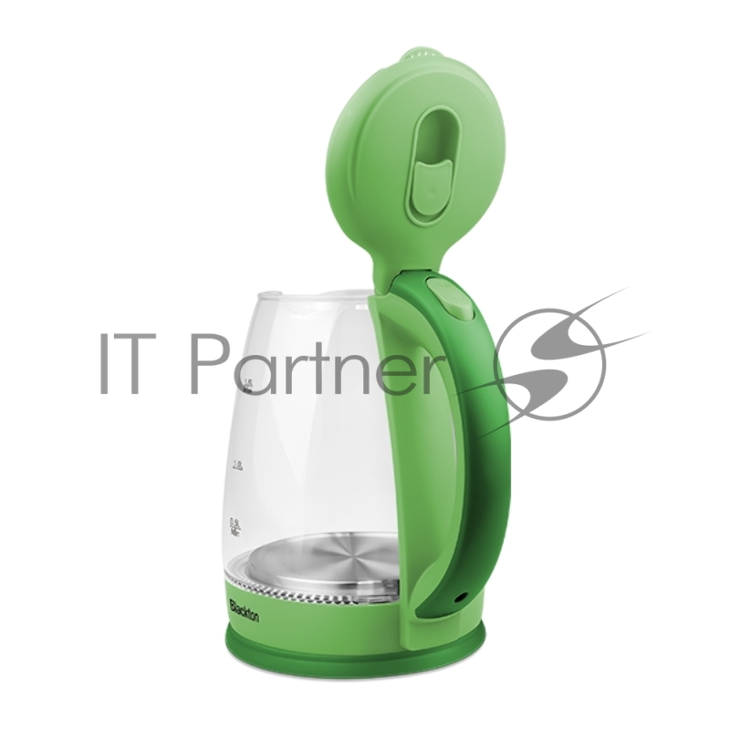 Чайник Blackton Bt KT1800G Fresh Green. Мощность: 1500 Вт, Максимальный объем: 1.8 л, Материал корпуса: Стекло, Длина электрошнура: Около 0.8 м, Внутренняя подсветка: Да, синяя