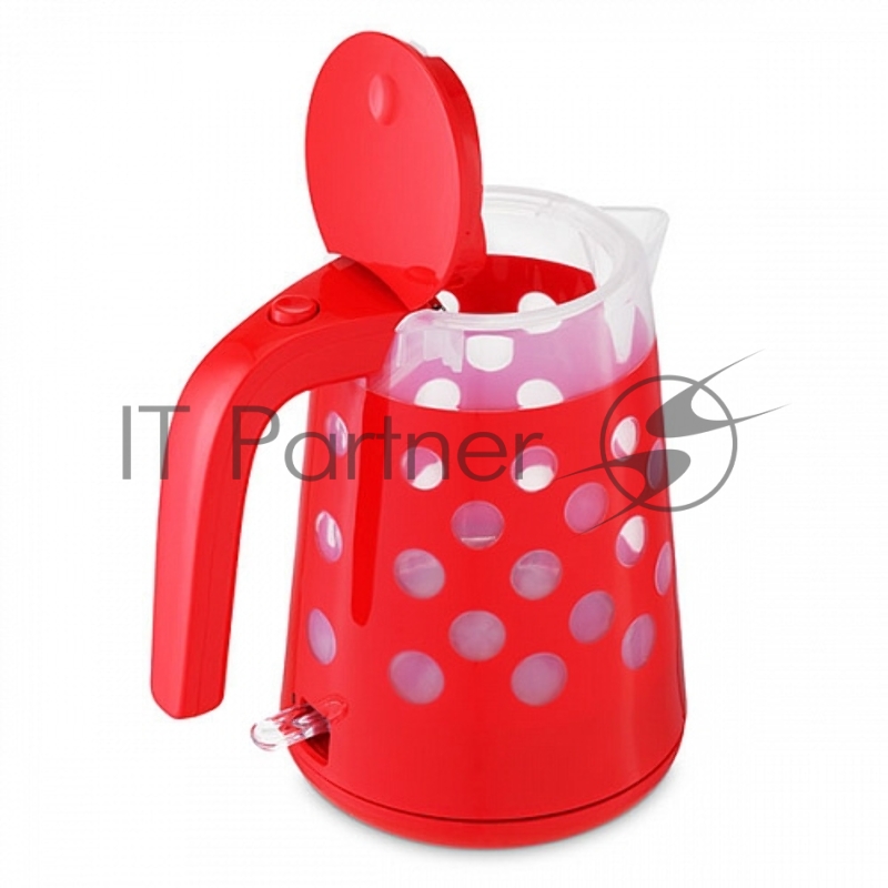 Чайник BQ KT1713P Red. Мощность:2200 Вт/Объем 1,7л/ LED подсветка/ Шкала уровня воды/ Вращающейся корпус на 360 градусов/ Отсек для хранения электрошнура в подставке/ Длина шнура: 0,7м/Напряжение:220-240, 50-60 Гц/ Совершенство деталей, яркое цветово