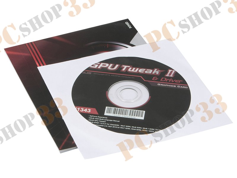 Видеокарта ASUS GeForce GTX 1070 8ГБ EX-GTX1070-O8G (GeForce GTX 1070, DDR5, DVI, 2xHDMI, 2xDP) (PCI-E)