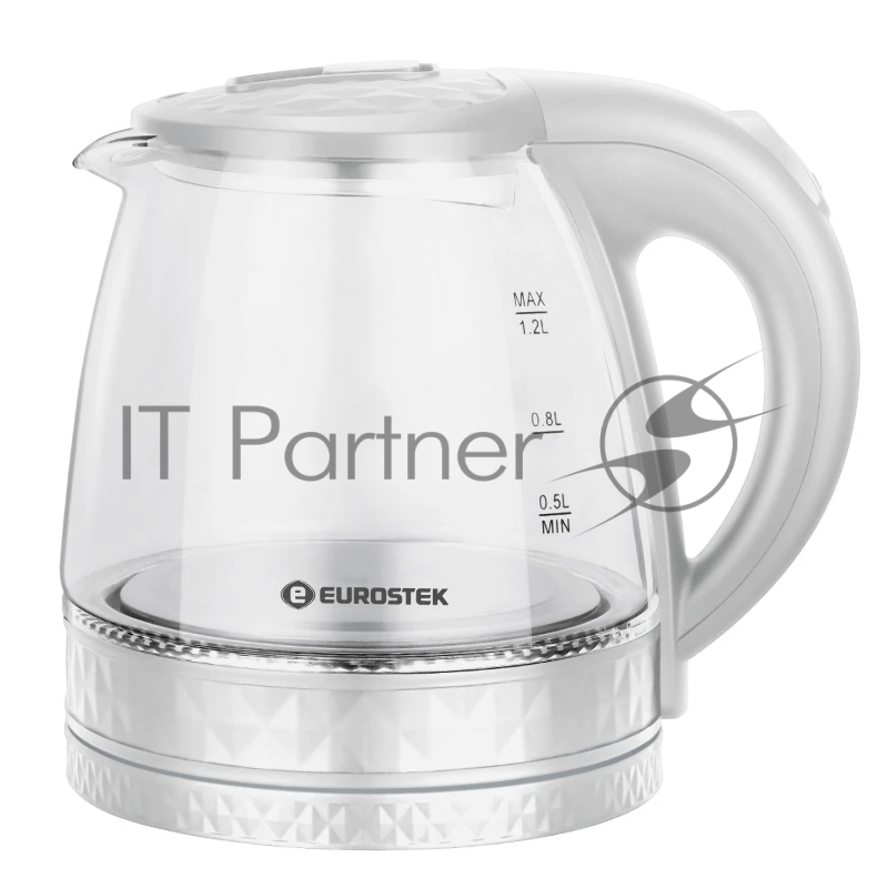 Чайник EUROSTEK EEK-3003, 1.2л, стекло