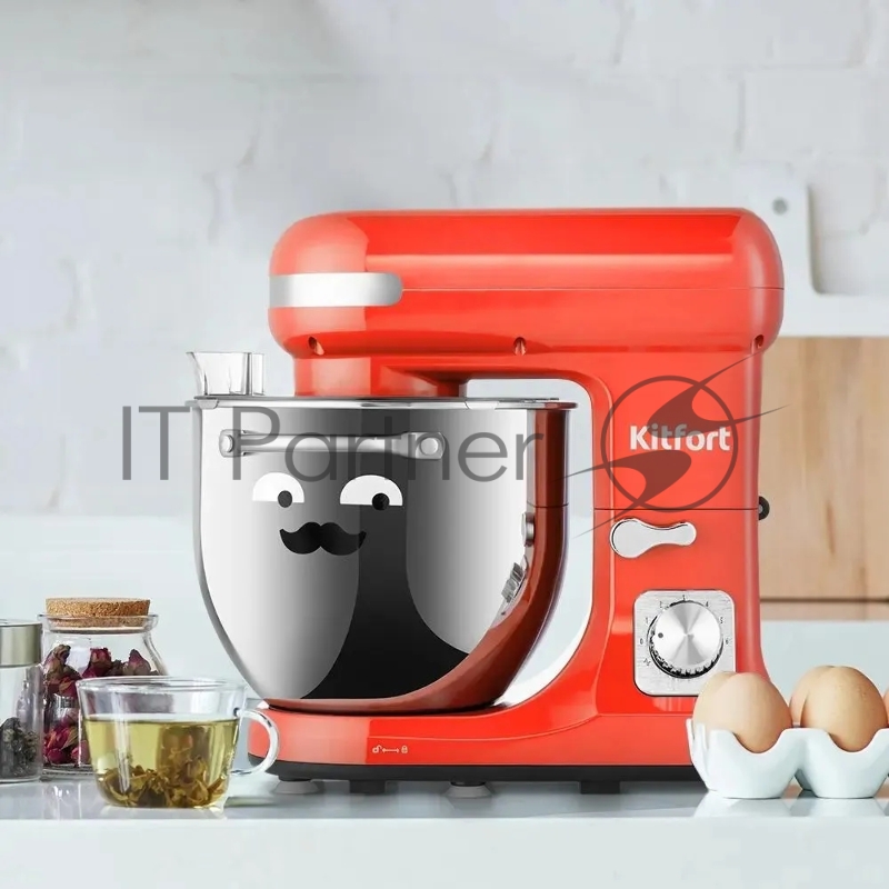 Миксер планетарный Kitfort КТ-3416-1 1400Вт красный