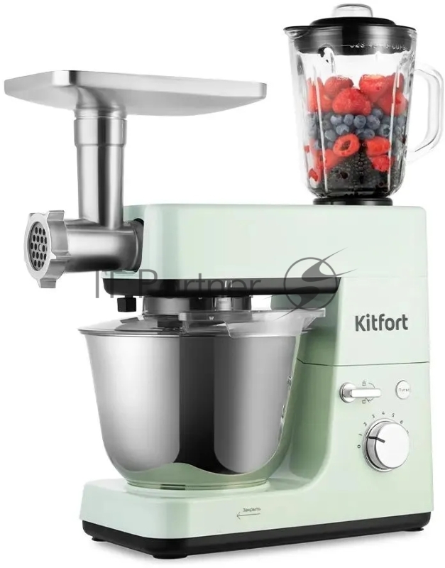 Миксер планетарный Kitfort КТ-3419-2 1200Вт мятный