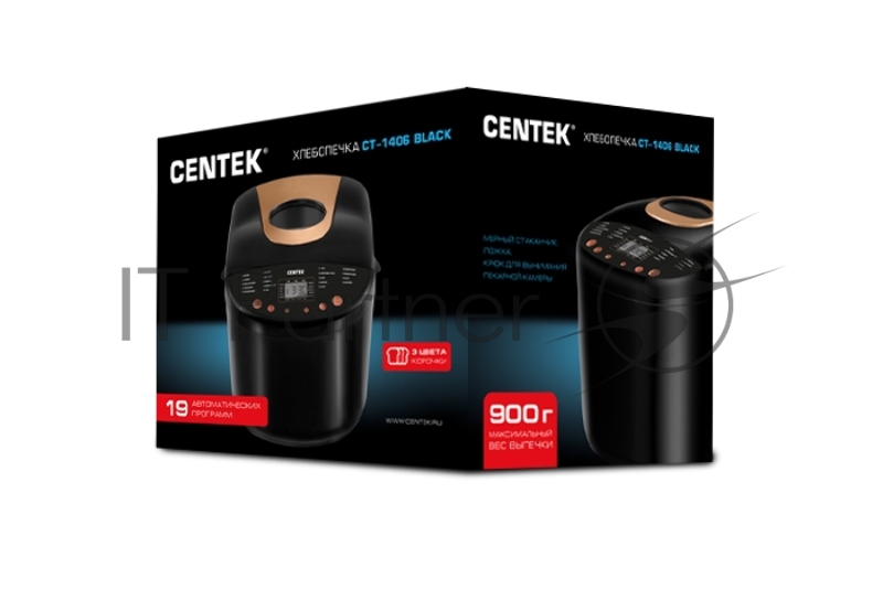 Хлебопечь Centek CT-1406 Black