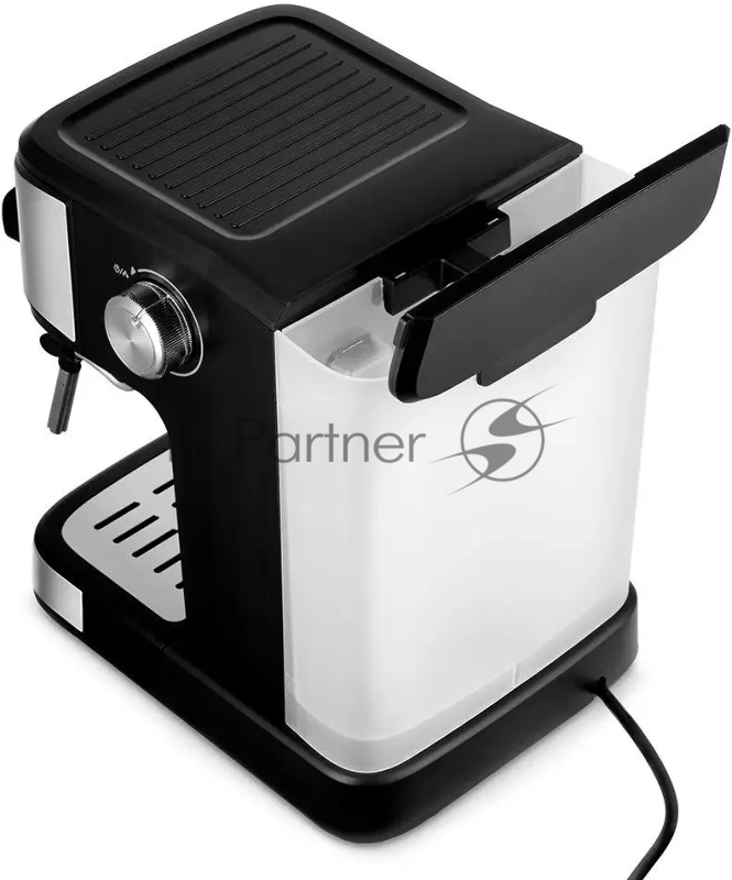 Кофеварка рожковая Kitfort КТ-7225 850Вт нержавеющая сталь/черный