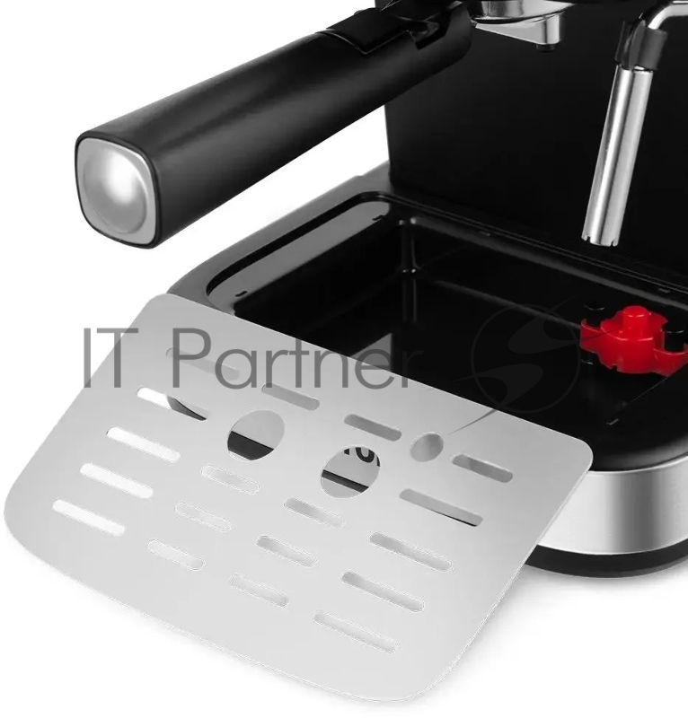 Кофеварка рожковая Kitfort КТ-7225 850Вт нержавеющая сталь/черный