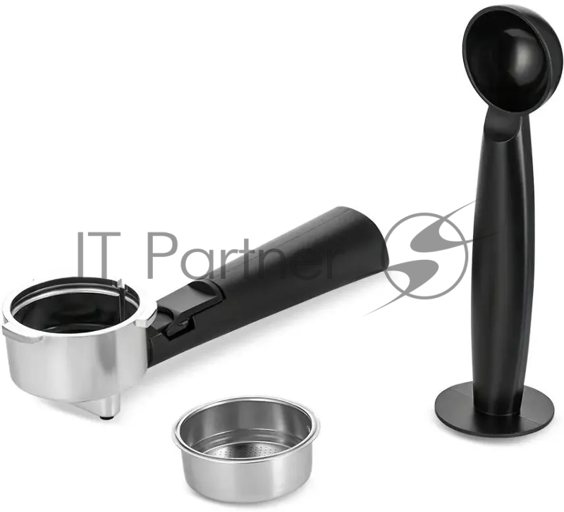 Кофеварка рожковая Kitfort КТ-7293 1050Вт черный/серебристый