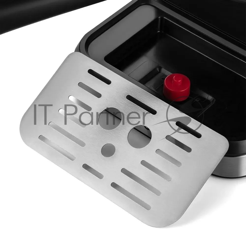 Кофеварка рожковая Kitfort КТ-7293 1050Вт черный/серебристый