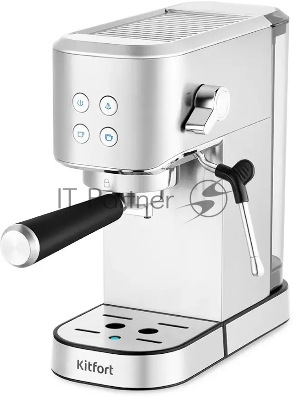 Кофеварка рожковая Kitfort КТ-7294 1350Вт серебристый