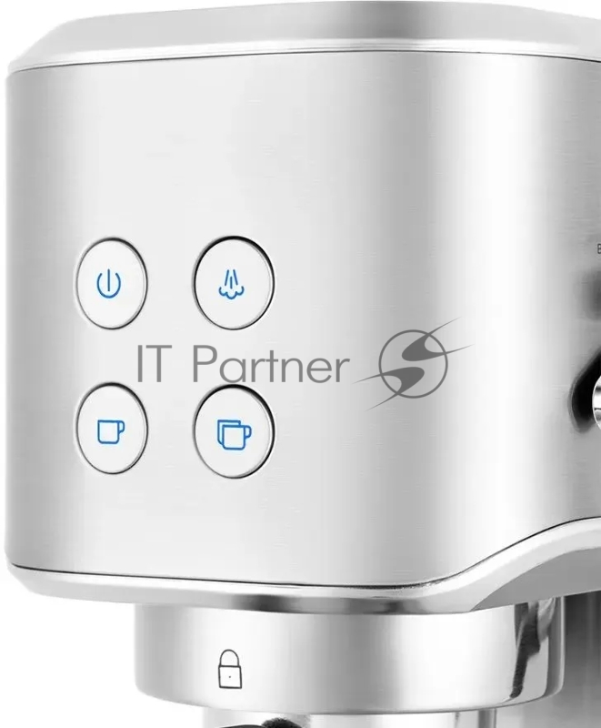 Кофеварка рожковая Kitfort КТ-7294 1350Вт серебристый