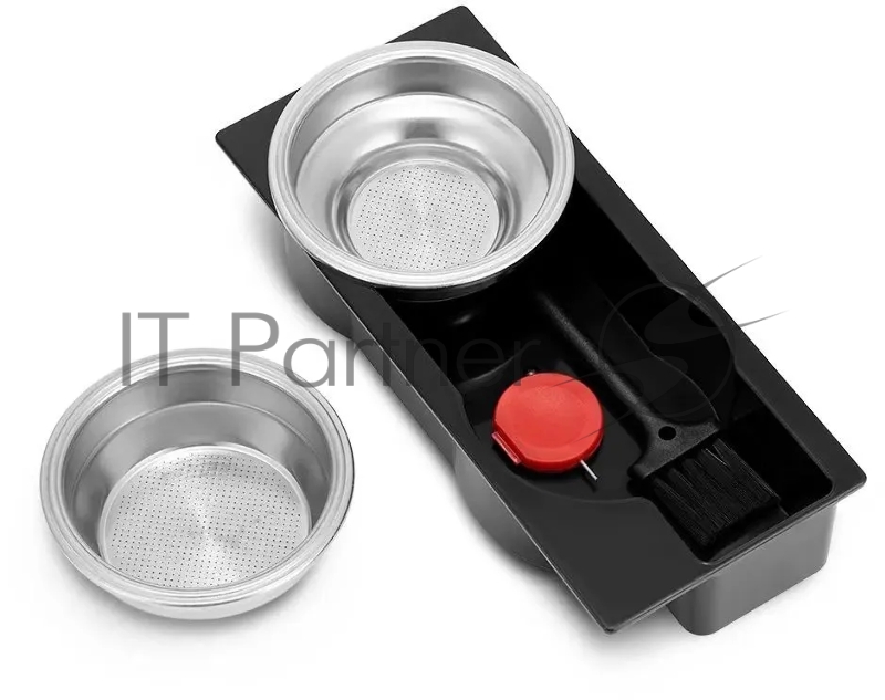 Кофеварка рожковая Kitfort КТ-7413 2250Вт нержавеющая сталь/черный