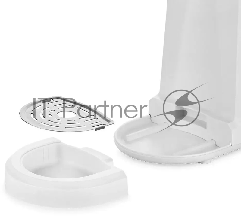 Кофеварка Kitfort КТ-7122-1 800Вт белый/малиновый