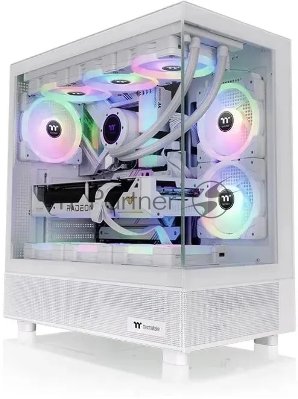 Корпус Thermaltake View 270 TG ARGB белый без БП ATX 6x120mm 2x140mm 1x200mm 2xUSB3.0 audio bott PSU