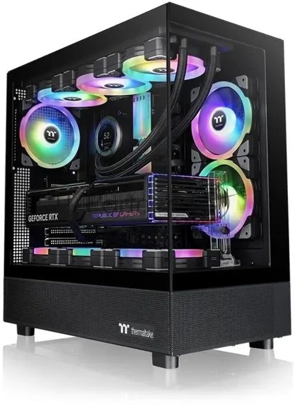 Корпус Thermaltake View 270 TG ARGB черный без БП ATX 6x120mm 2x140mm 1x200mm 2xUSB3.0 audio bott PSU