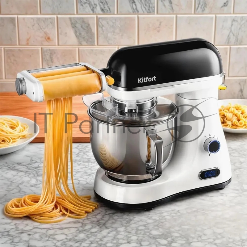 Миксер планетарный Kitfort КТ-3437 1600Вт белый/черный