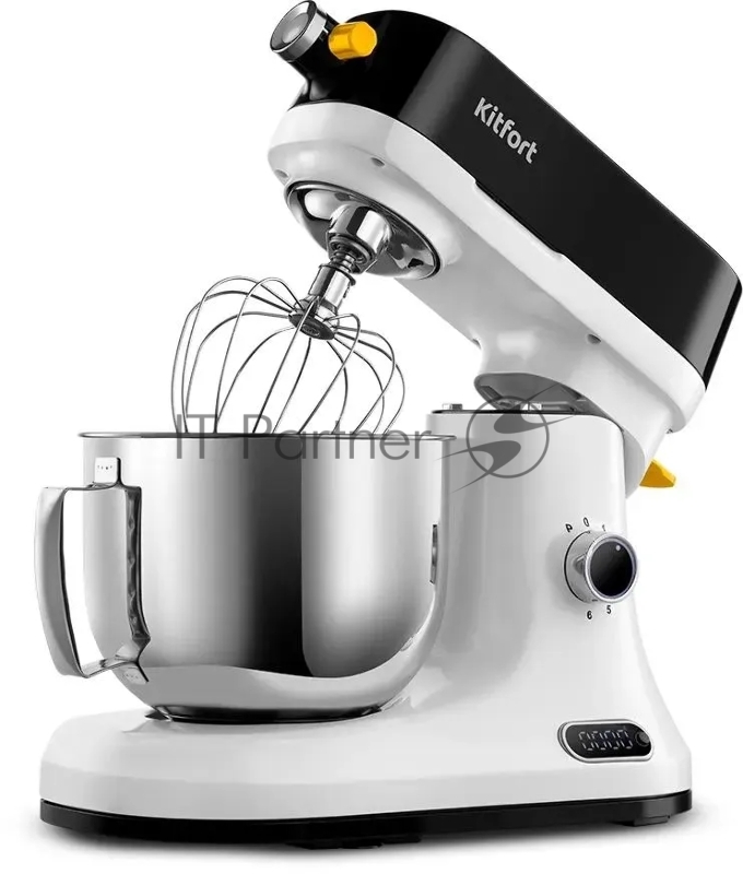 Миксер планетарный Kitfort КТ-3438 1600Вт белый/черный